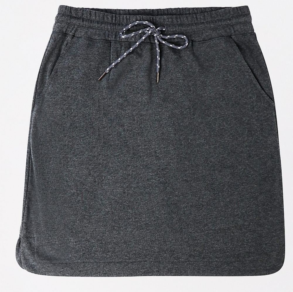 Maurices Gray Terry Cloth Skirt